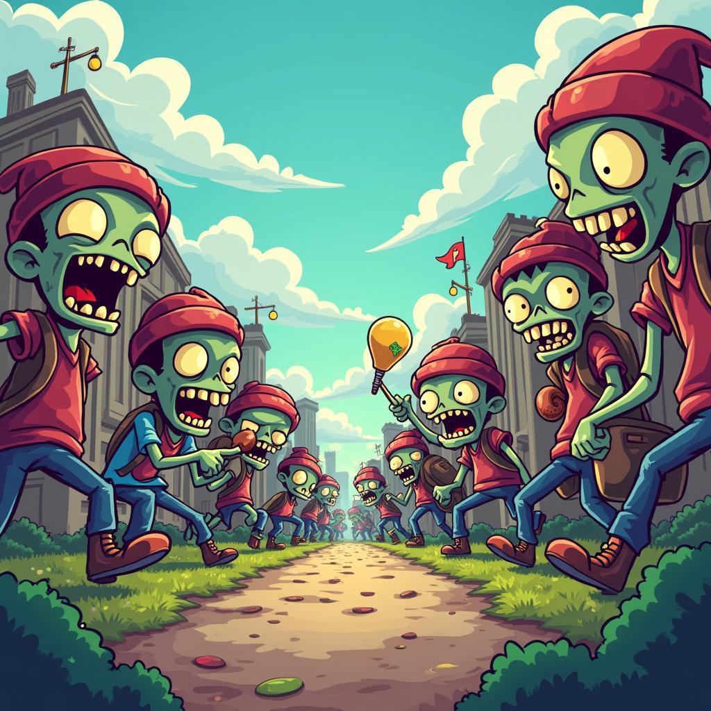 Thế giới game zombie vui nhộn