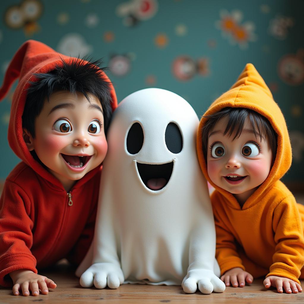 The Happy Ghost: Các nhân vật chính trong phim