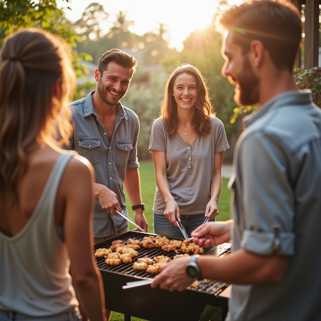 Tiệc nướng BBQ mùa hè