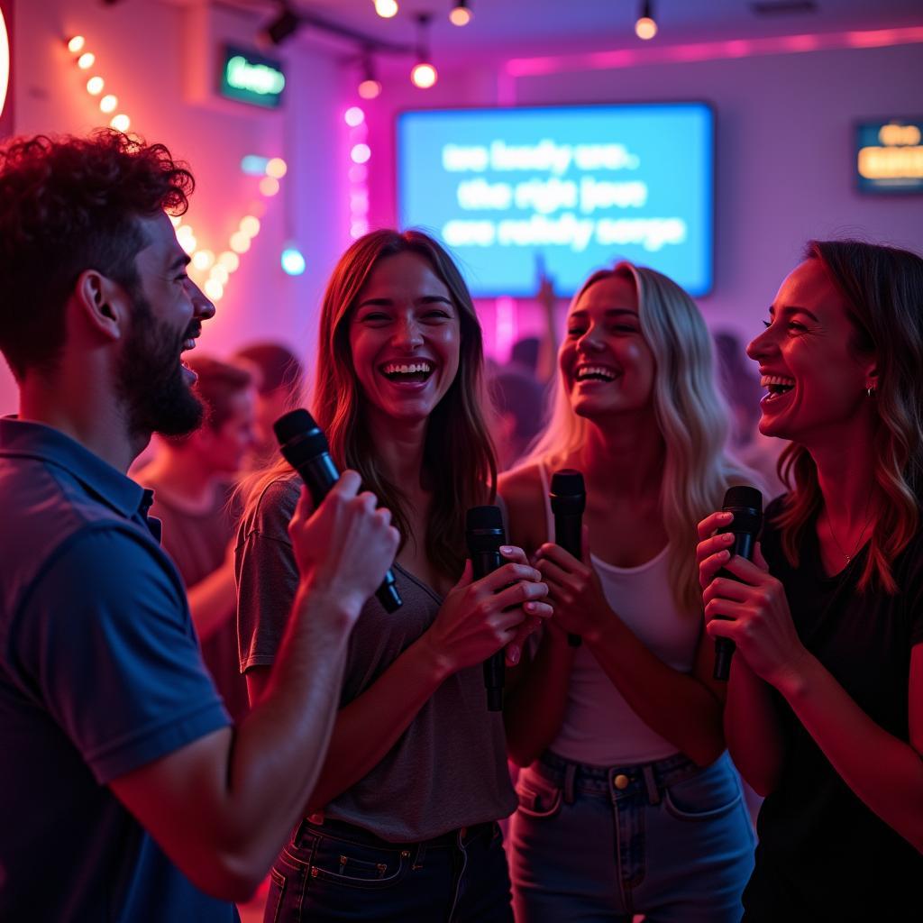 Tìm kiếm niềm vui qua karaoke