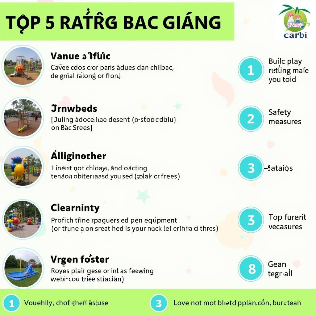 Top 5 khu vui chơi trẻ em Bắc Giang