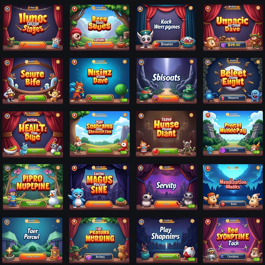 Top game sân khấu vui nhộn cho mọi lứa tuổi