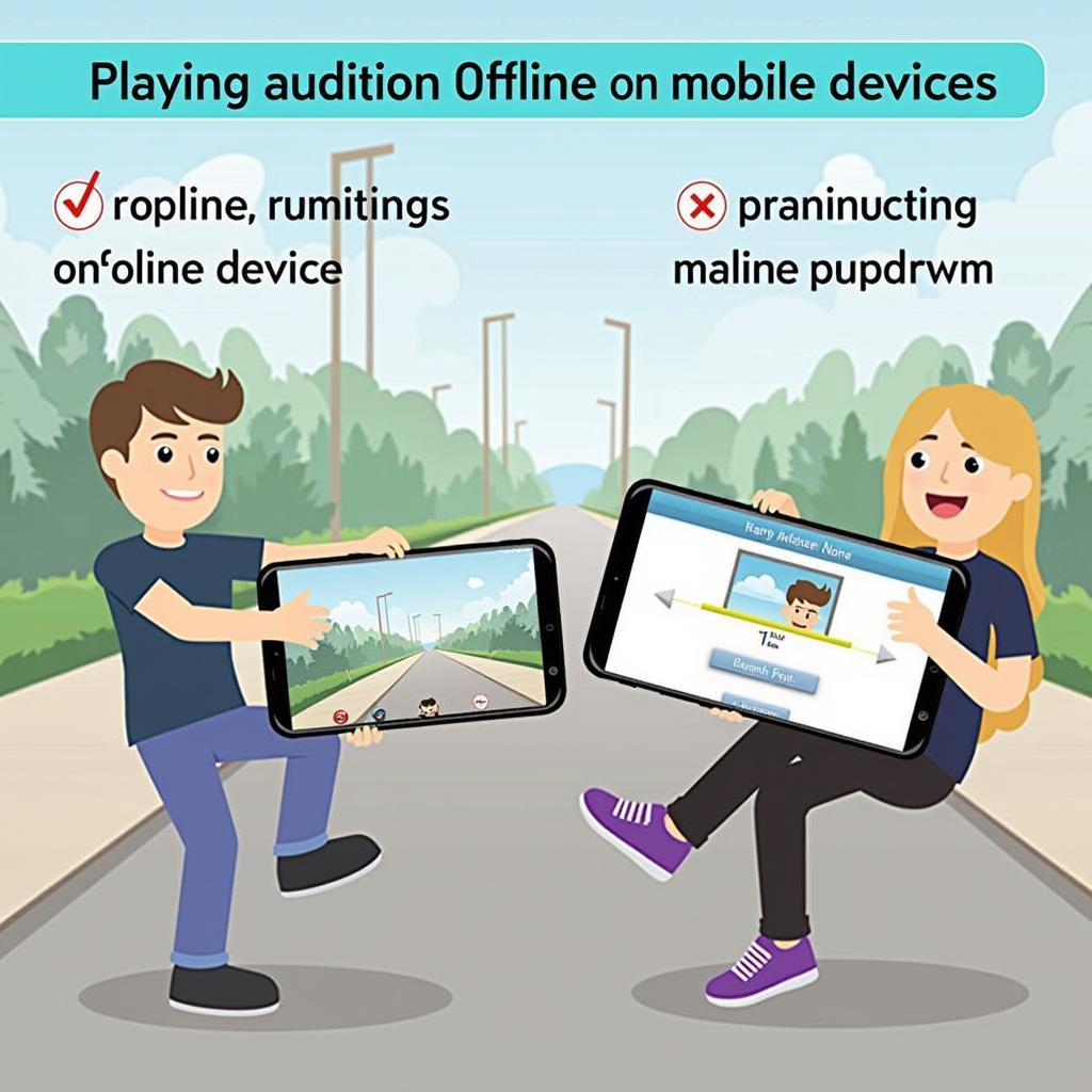 Giải trí di động với Audition Offline