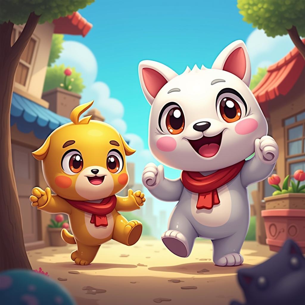 Hình ảnh Bác Heo Vui trong game mobile