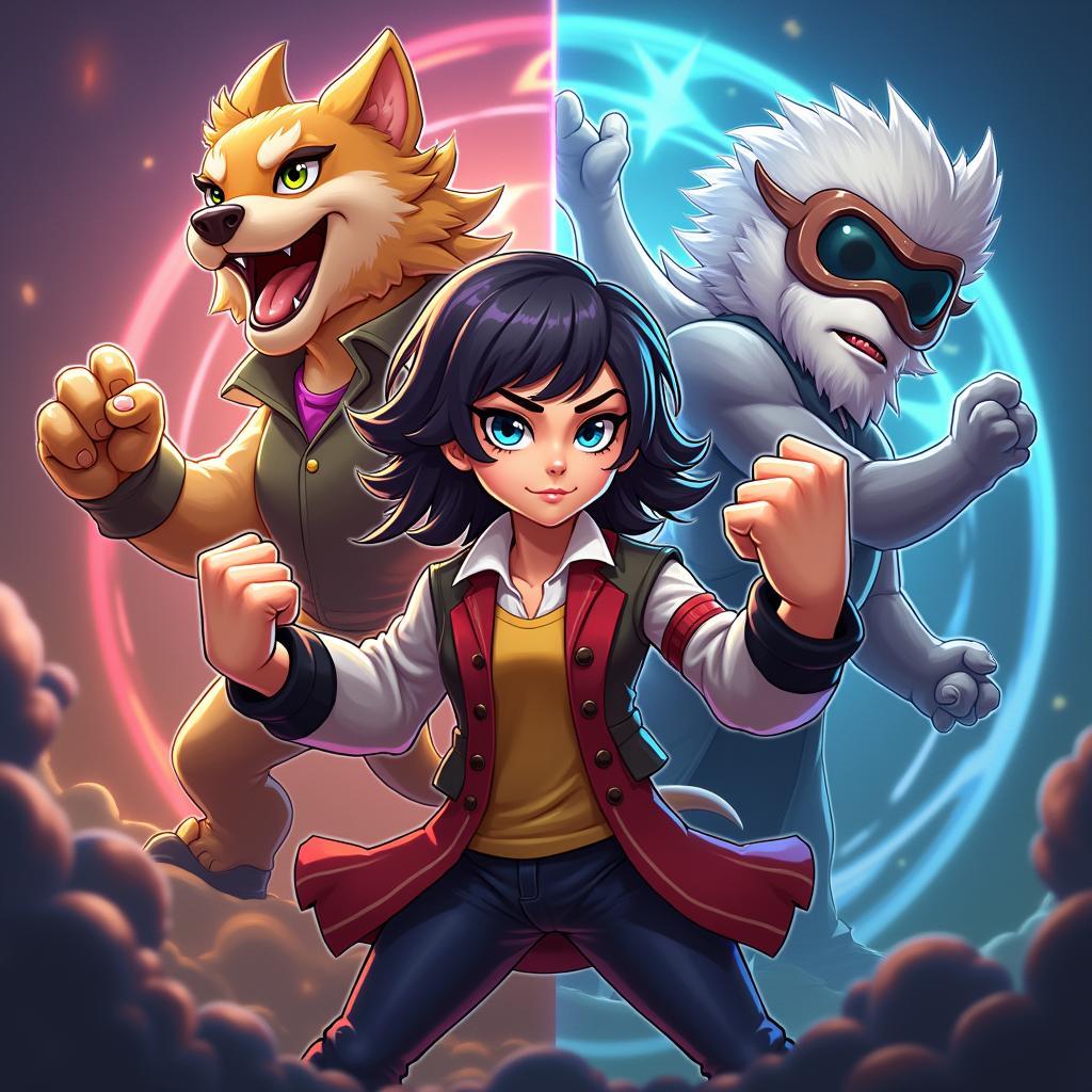 Banner game màu sắc bắt mắt