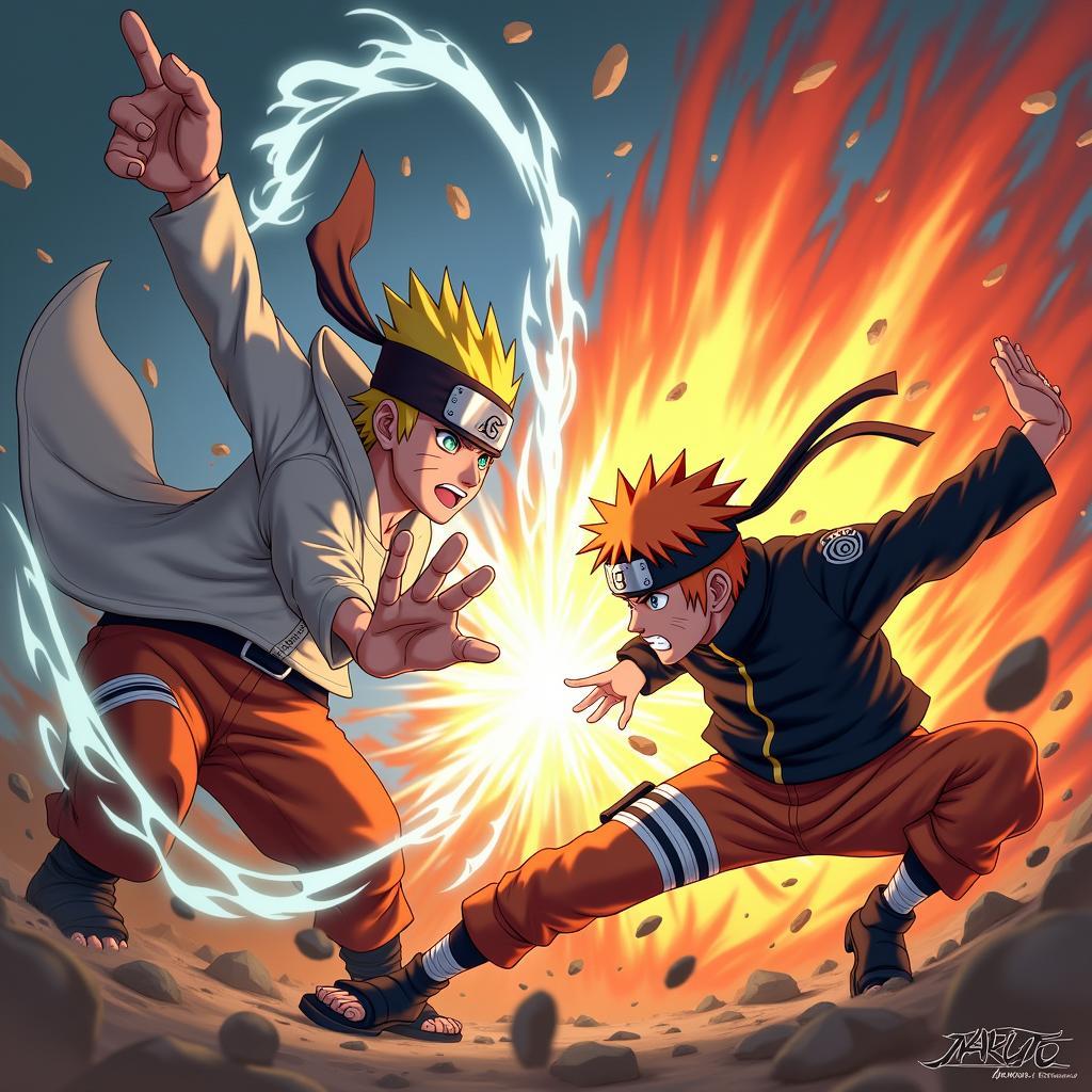 Các nhân vật Bleach vs Naruto thi triển kỹ năng đặc biệt