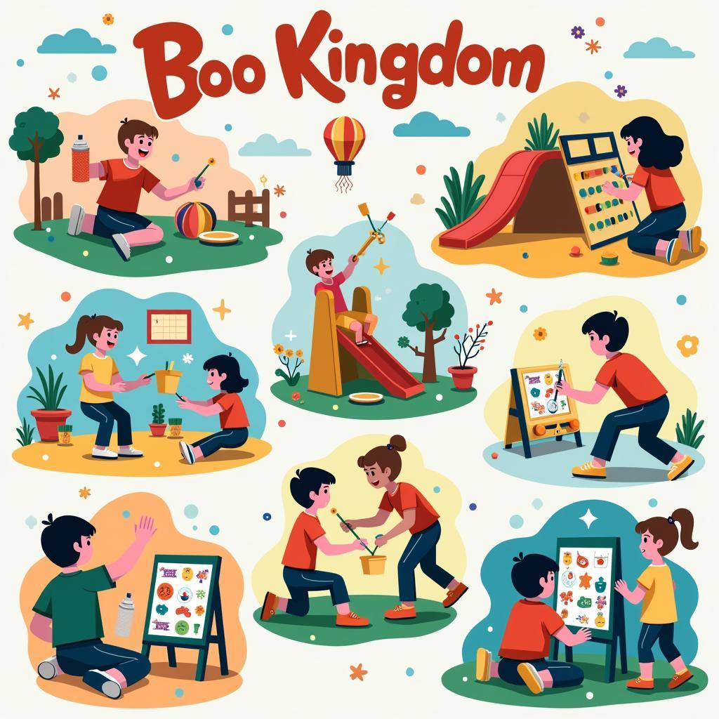 Các hoạt động vui chơi đa dạng tại Boo Kingdom