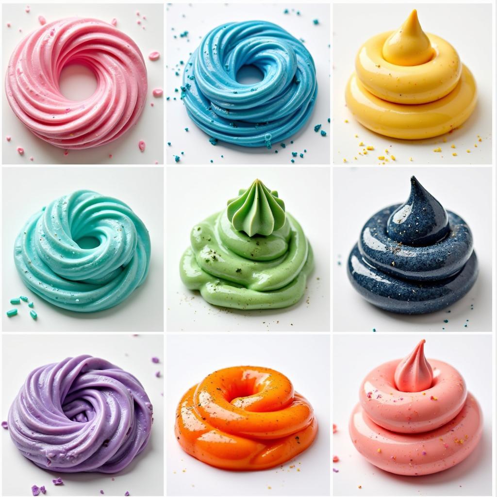 Các loại slime tự làm