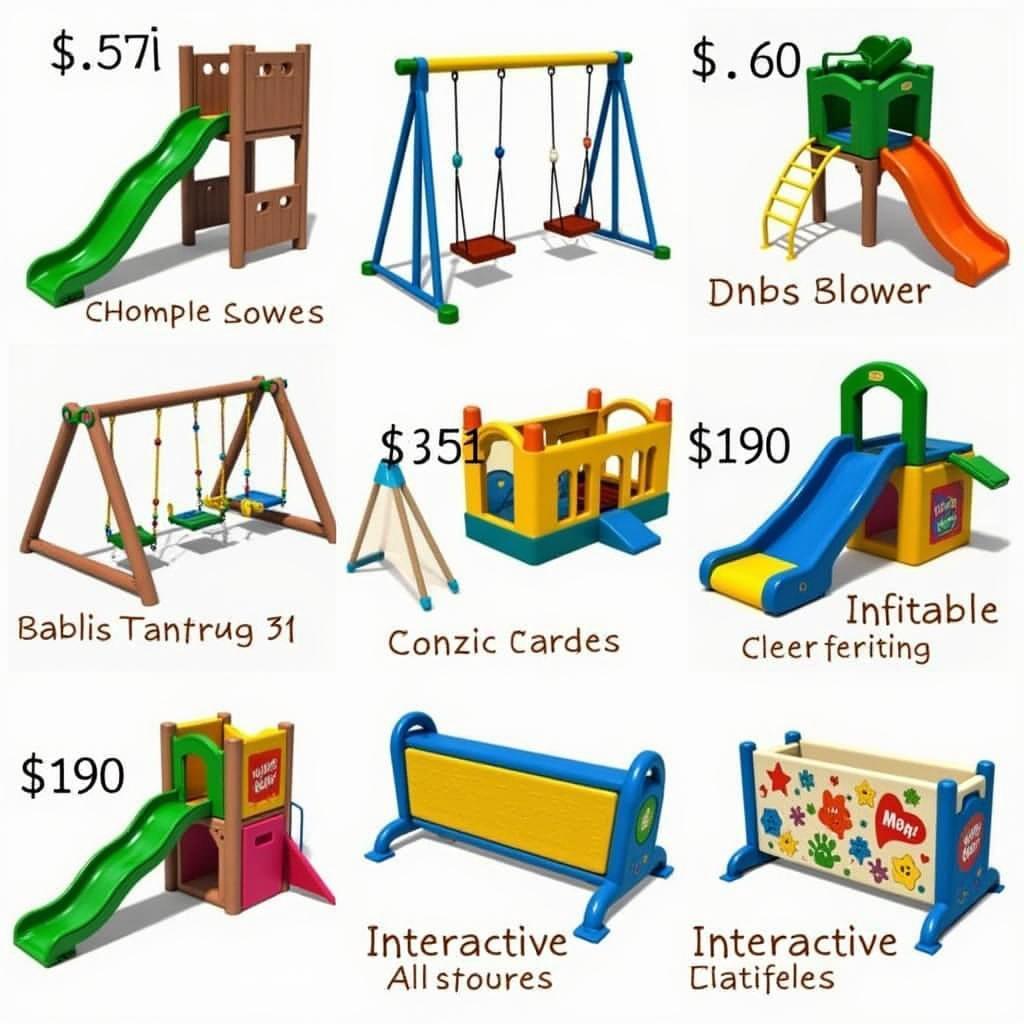 Cost of children's playground equipment