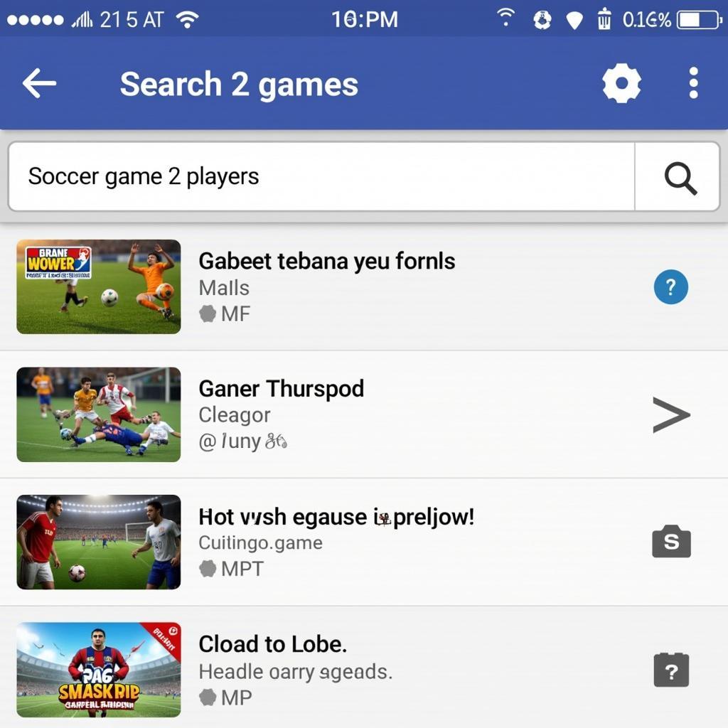 Tìm kiếm game đá bóng 2 người trên các nền tảng
