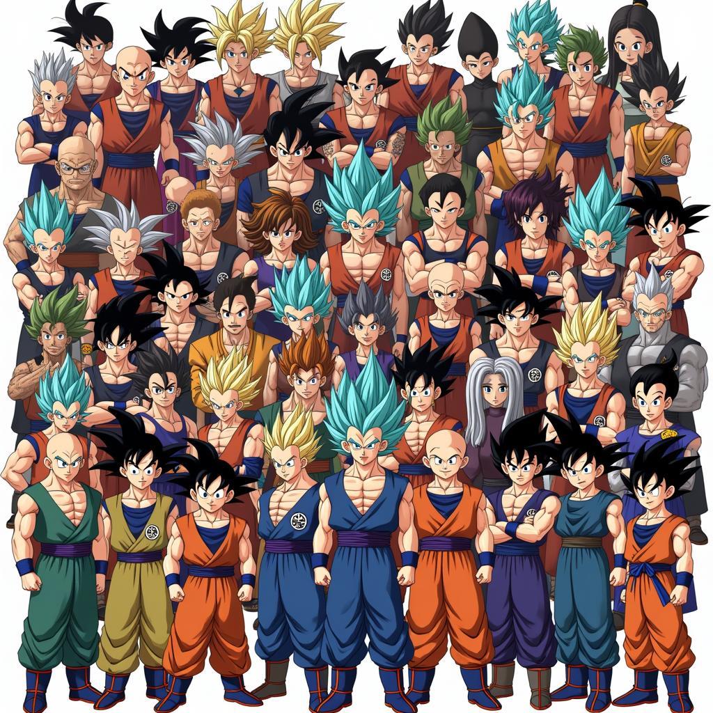 Dragon Ball 2.7 Vui Game: Các Nhân Vật