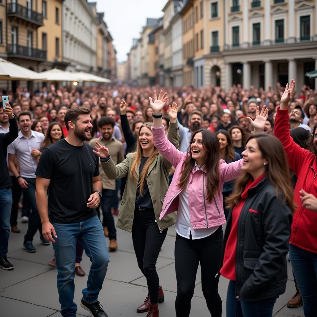 Flashmob Vui Nhộn tại Quảng Trường