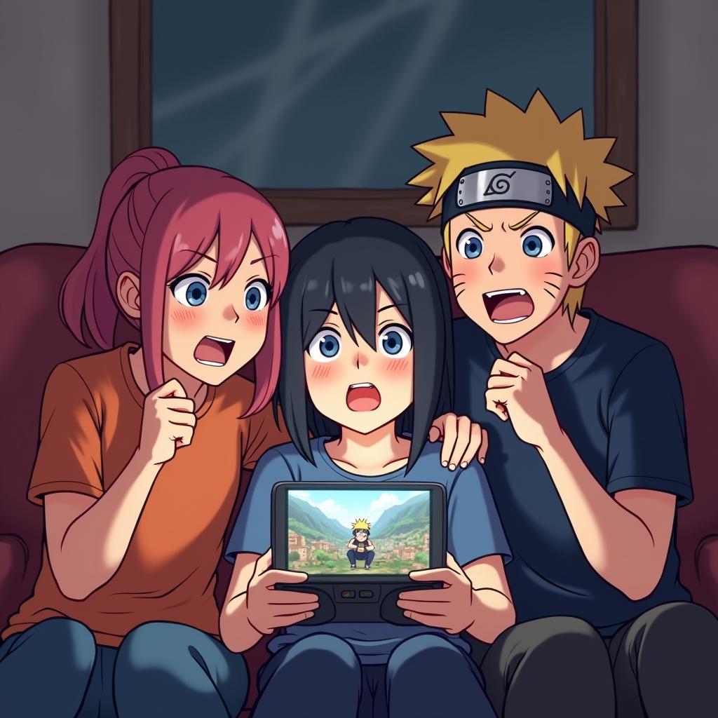 Giải trí cùng bạn bè game Naruto