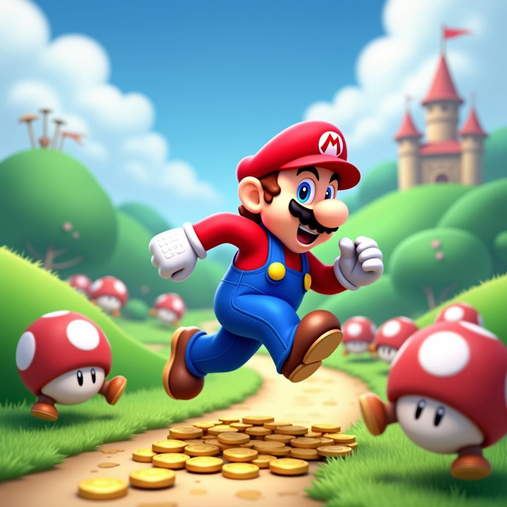 Hành trình của Mario trong game