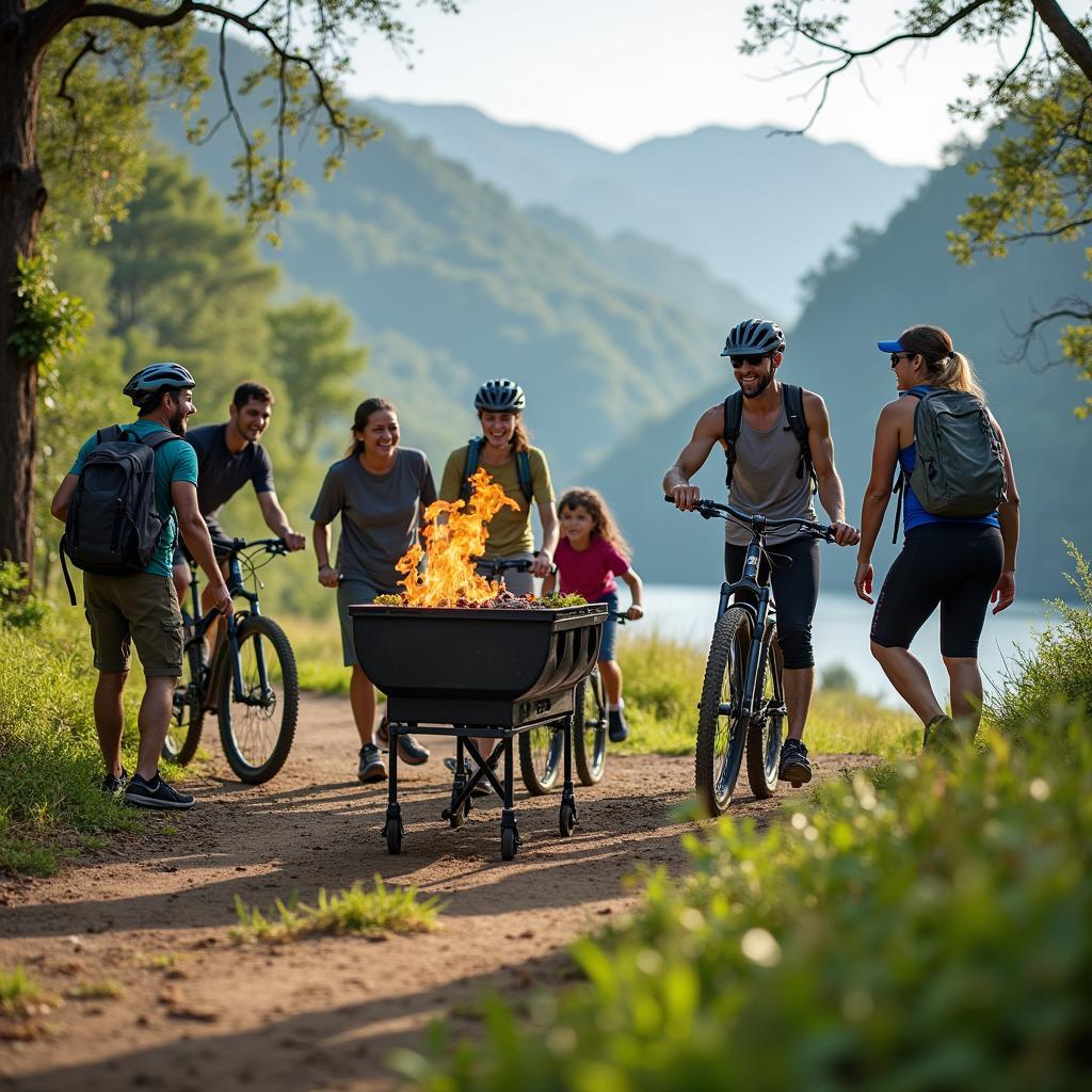 Hoạt động ngoài trời tại An Vui Lodge