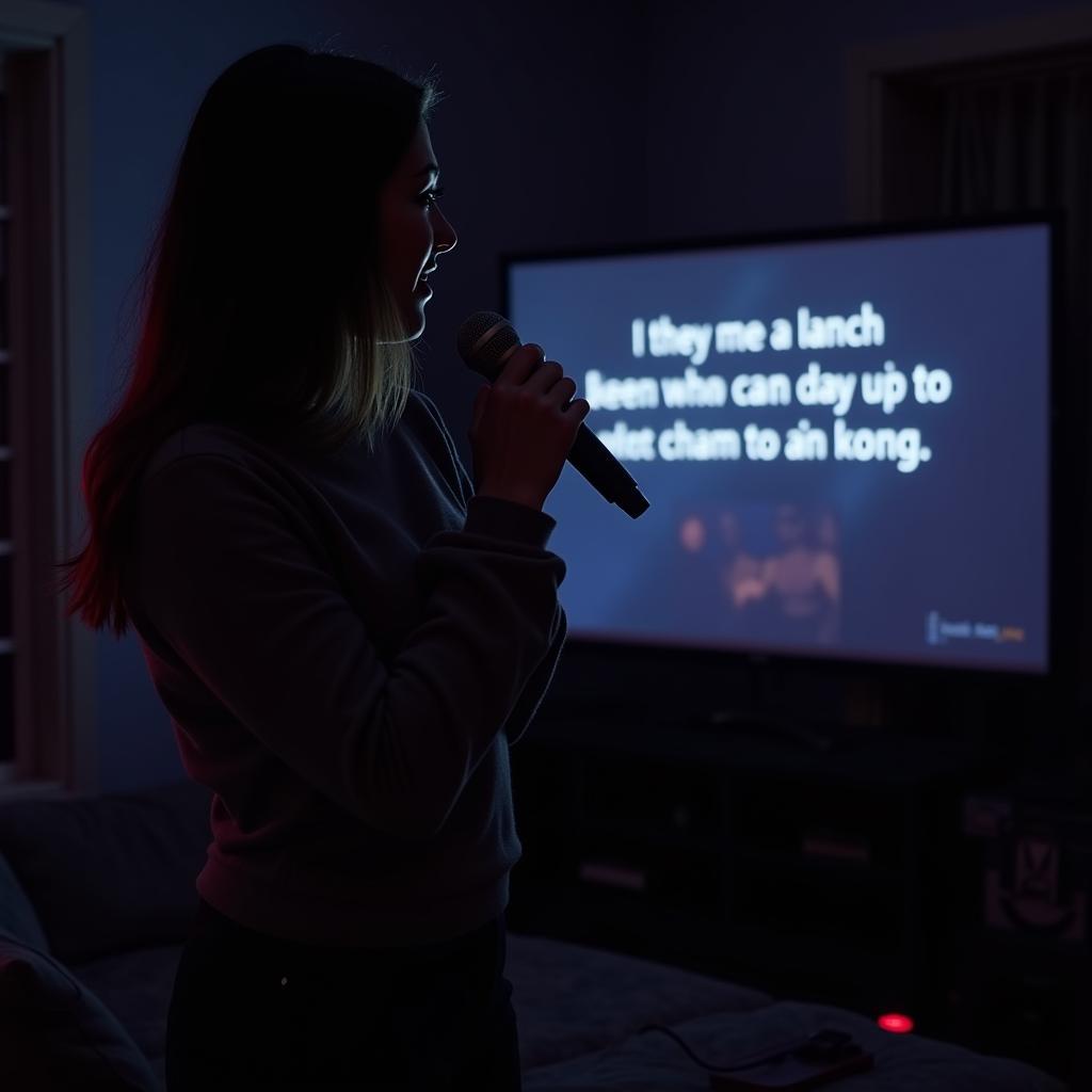 Hát Karaoke Một Mình