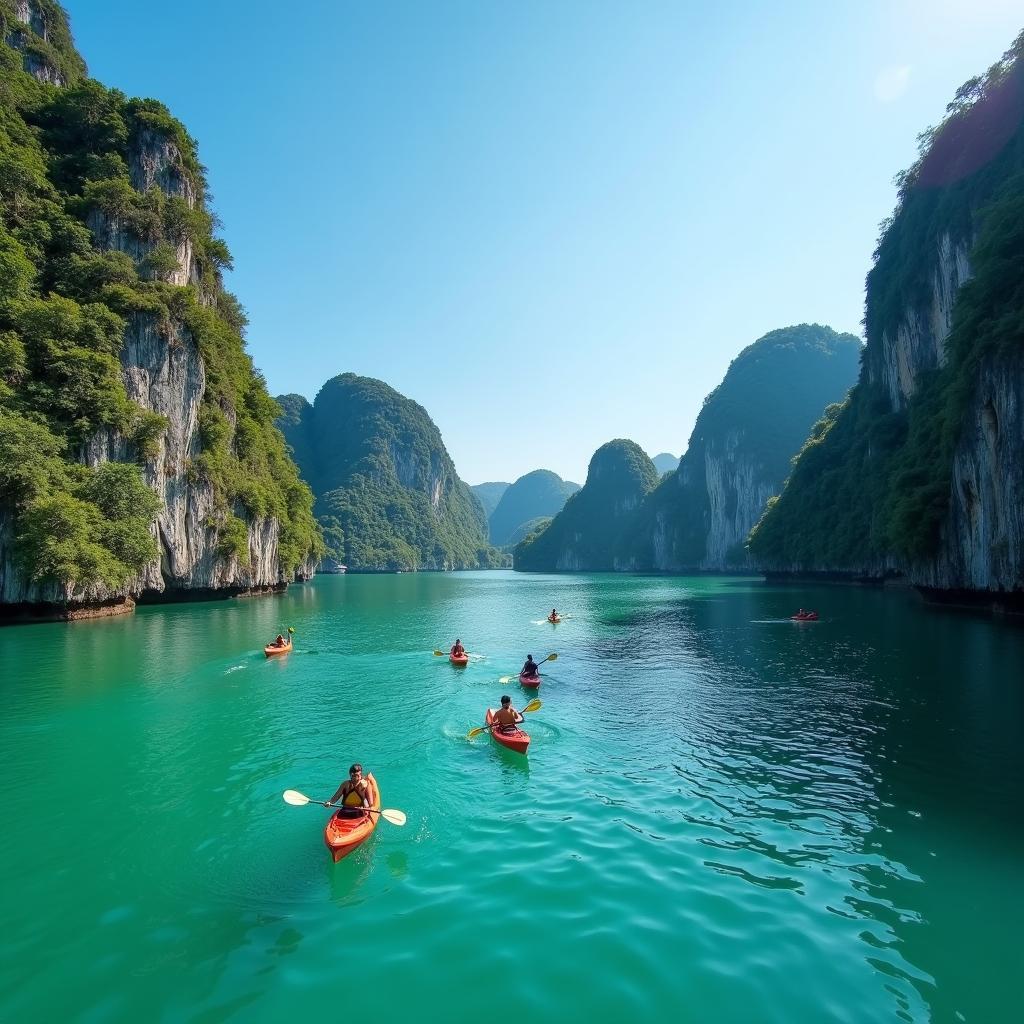 Khám phá Vịnh Phang Nga bằng thuyền kayak ở Phuket