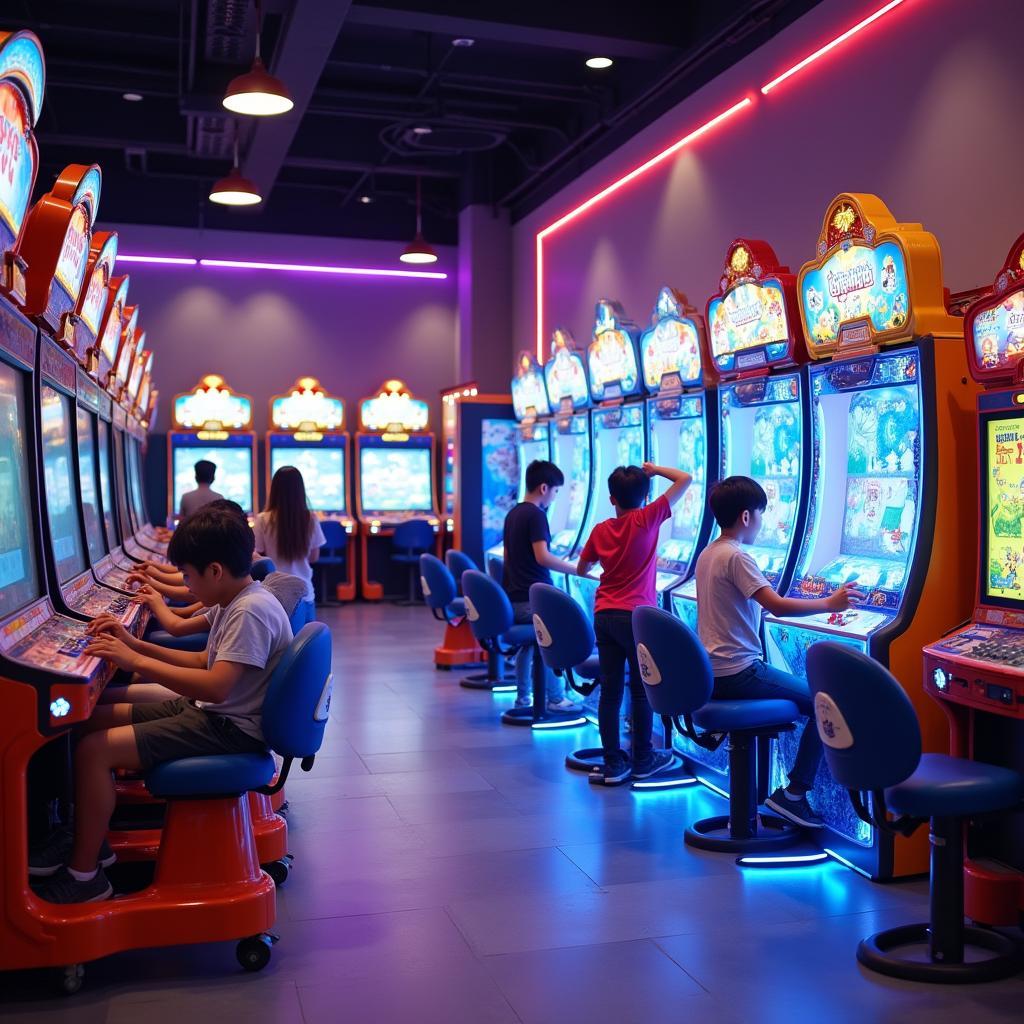 Khu game tại Vincom Mega Mall Royal City