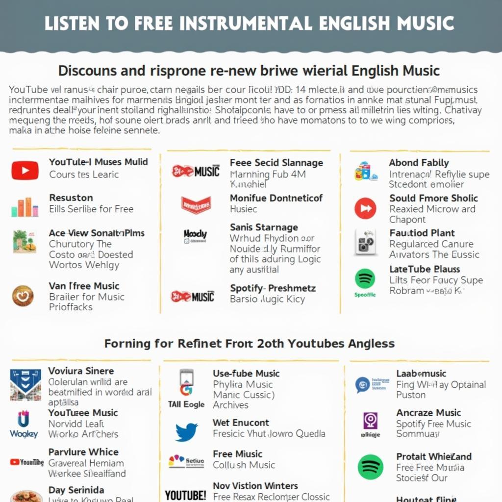 Free Resources for Instrumental English Music