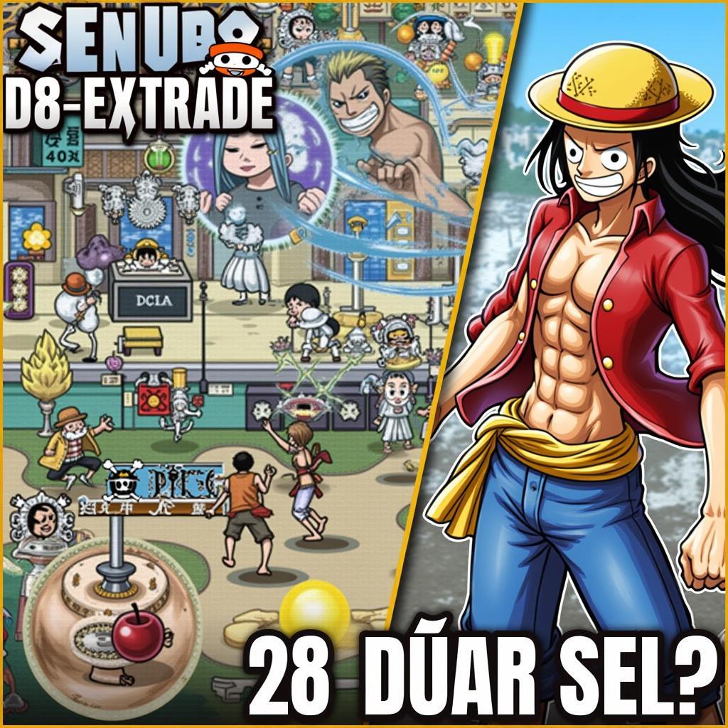 Cảnh chiến đấu trong One Piece 0.8 vui game