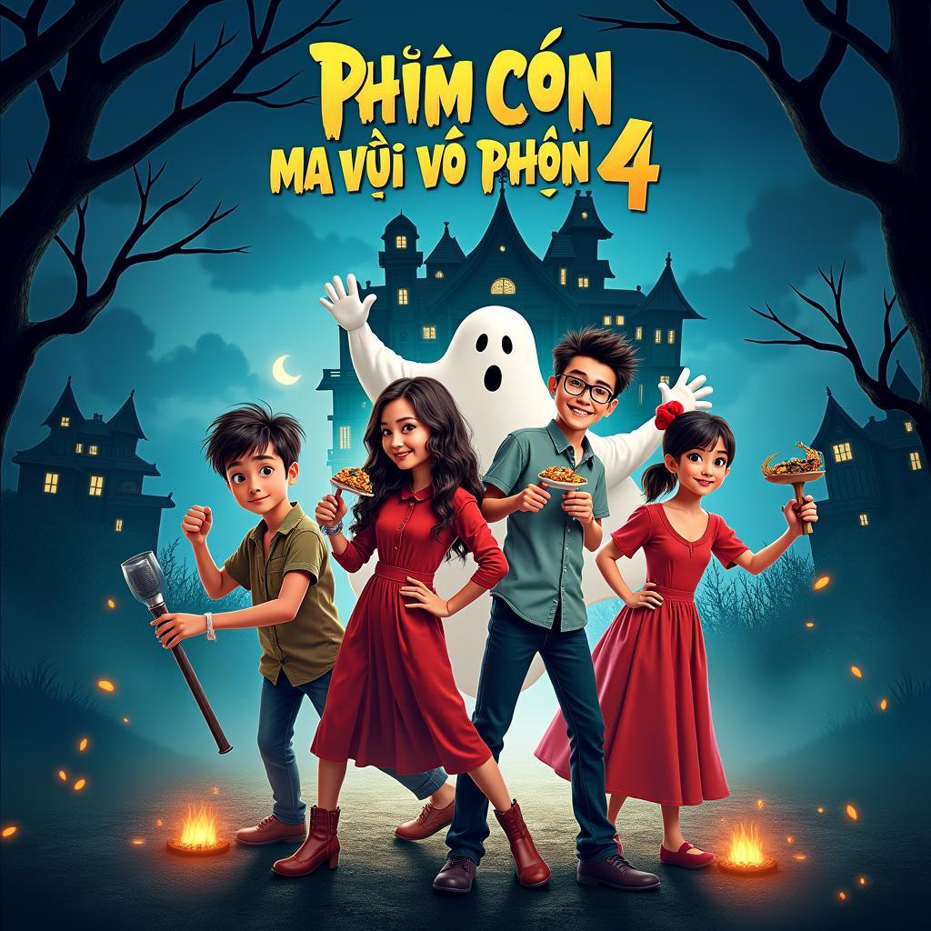 Poster phim Con Ma Vui Vẻ phần 4