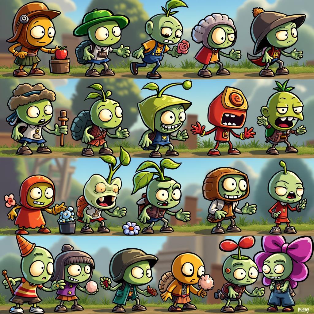 Plants vs Zombies Different Versions