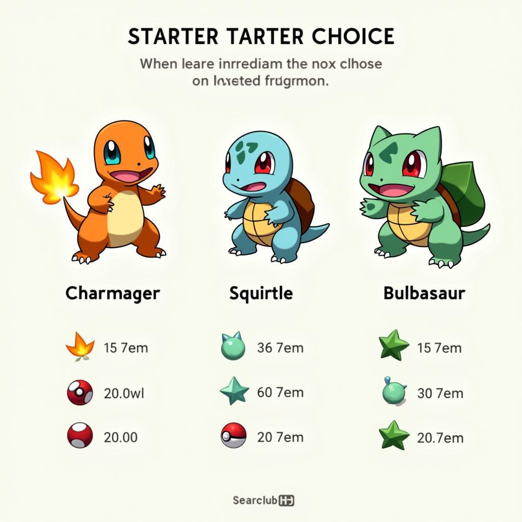 Lựa chọn Pokemon khởi đầu phù hợp