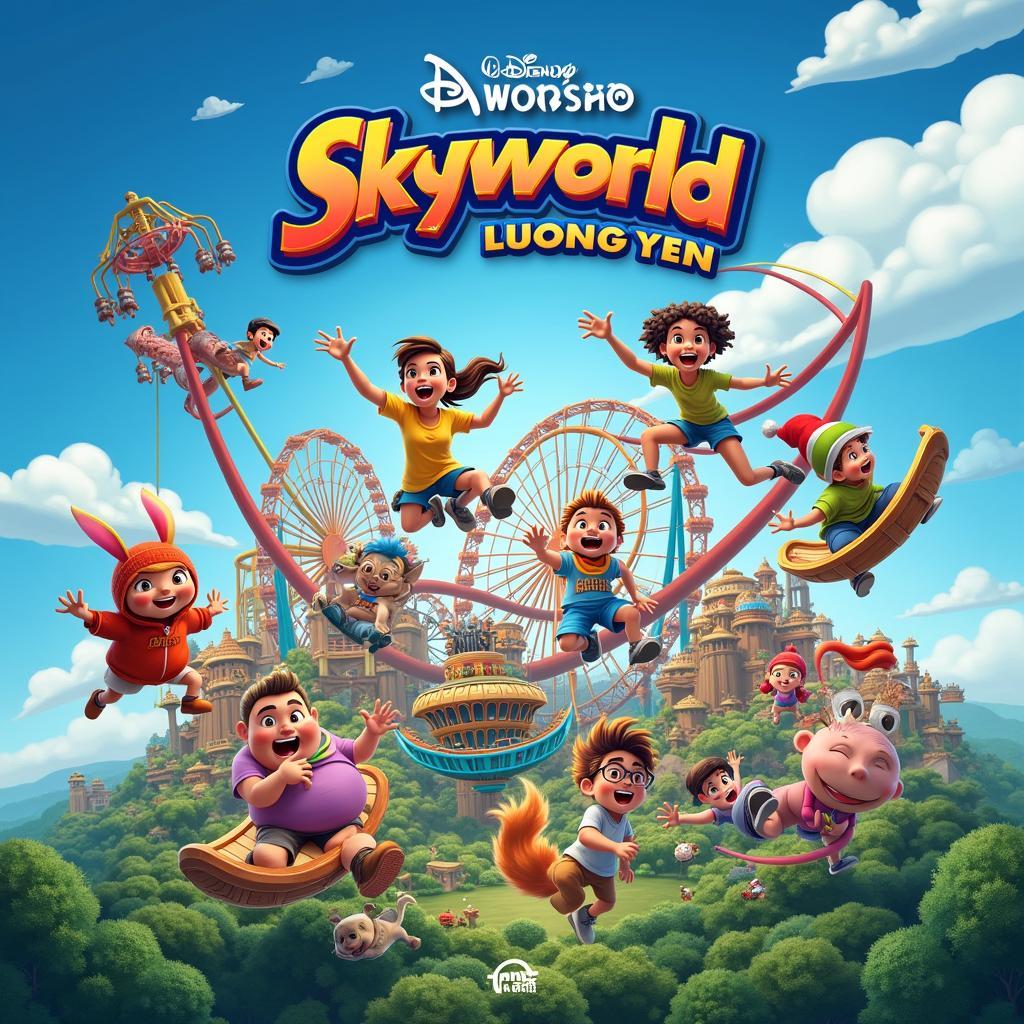 Các trò chơi hấp dẫn tại Skyworld Lương Yên
