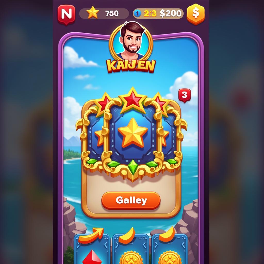 Màn hình chính game đánh bài vui mobile iOS