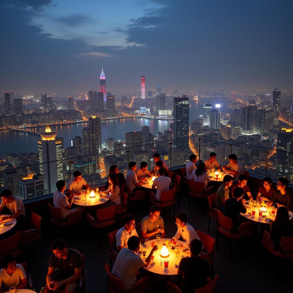 Quán bar rooftop ở Sài Gòn