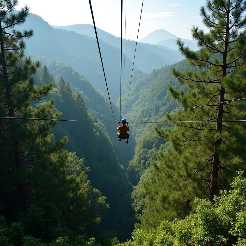 Trải nghiệm zipline tại Đà Lạt