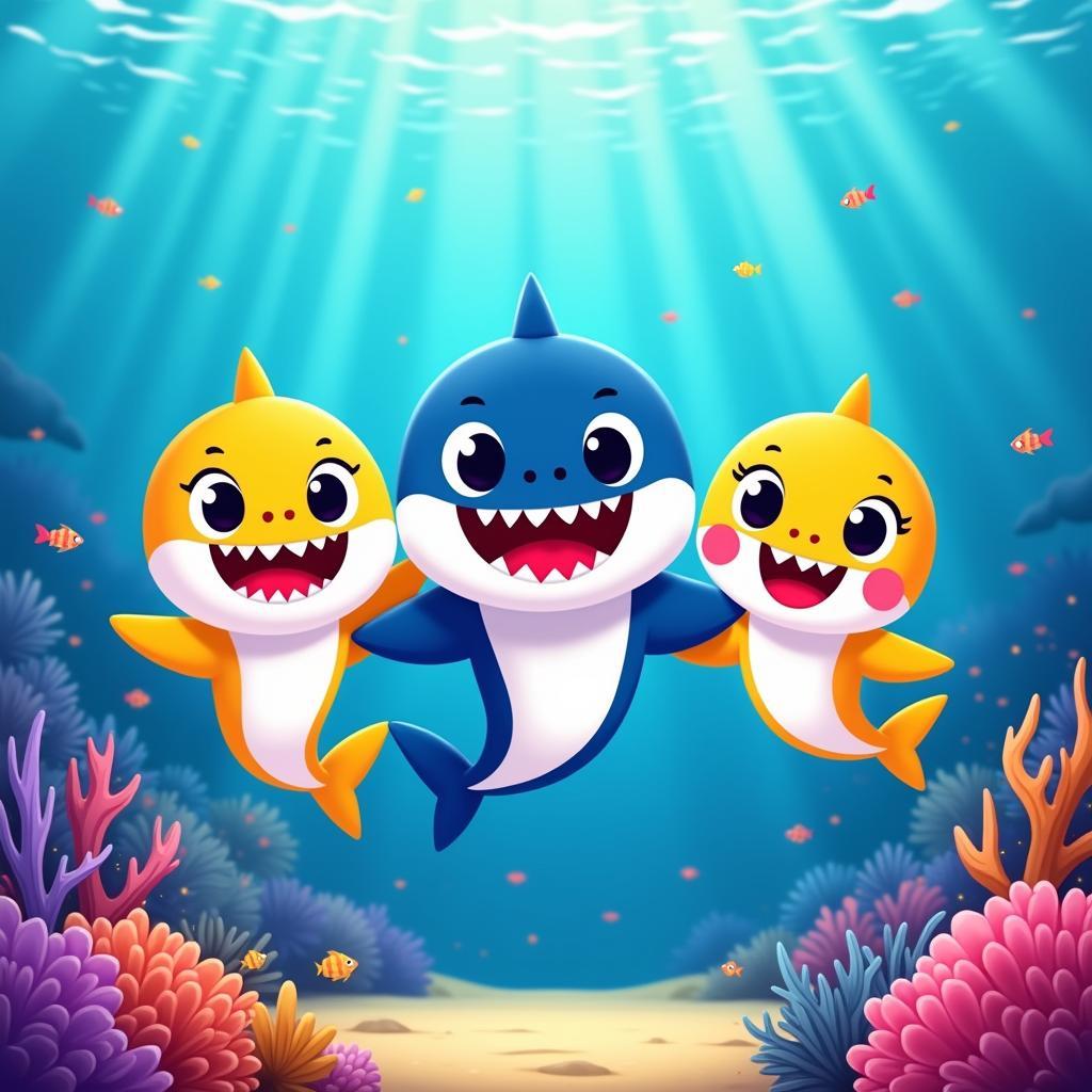 Baby Shark vui nhộn cùng gia đình