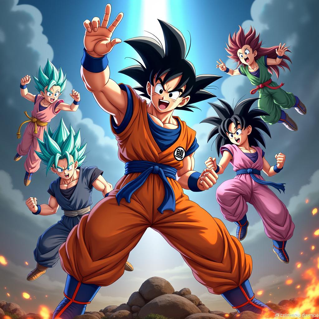 Đồ họa đẹp mắt của Dragon Ball 3.0