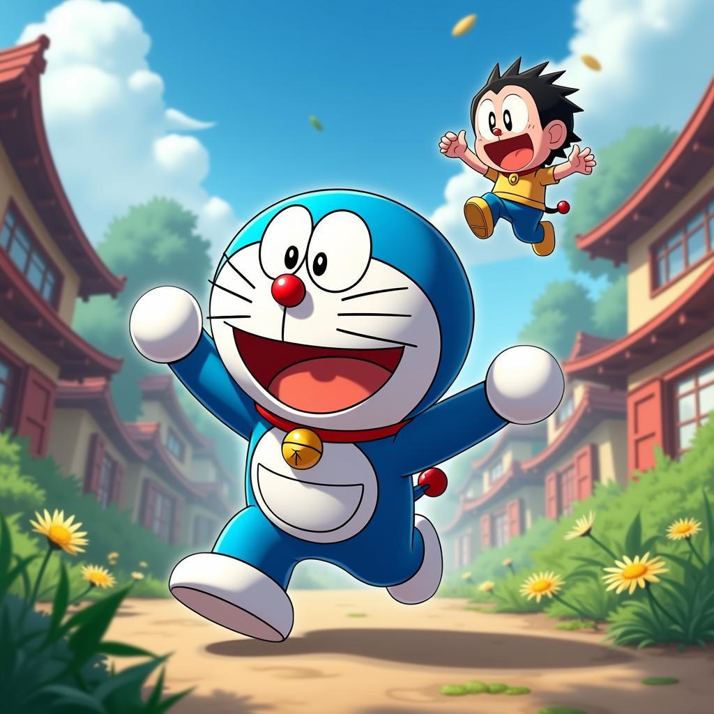 Game vui Doraemon phiêu lưu cùng Nobita và những người bạn