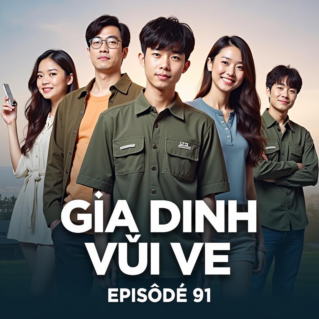 Gia đình vui vẻ tập 91: Poster phim