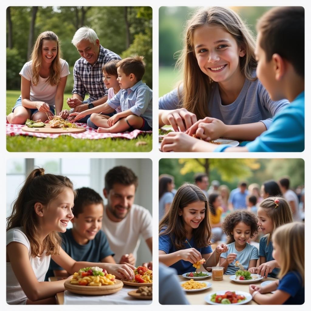 Hoạt động ngày vui ngọc lan: Picnic, nấu ăn, xem phim, hoạt động tình nguyện... tạo nên những trải nghiệm vui vẻ và ý nghĩa.