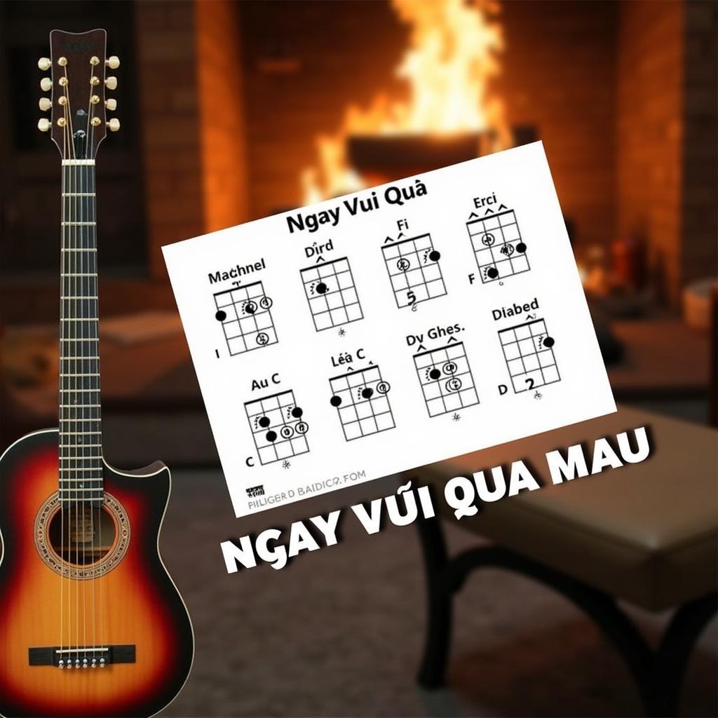 Hợp âm guitar cho bài hát "Ngày Vui Qua Mau"