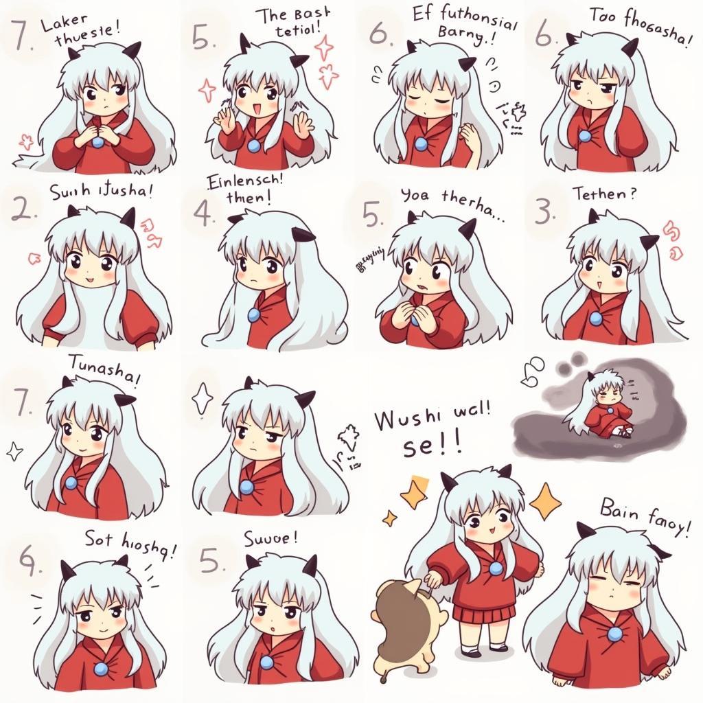 Inuyasha hài hước trong fanart