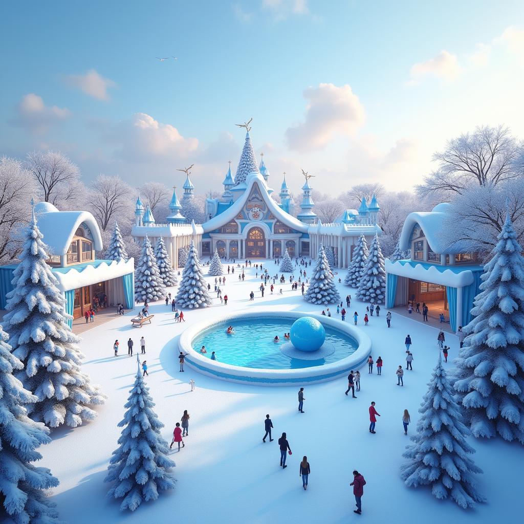 Khu vui chơi thành phố tuyết Snow Town Sài Gòn