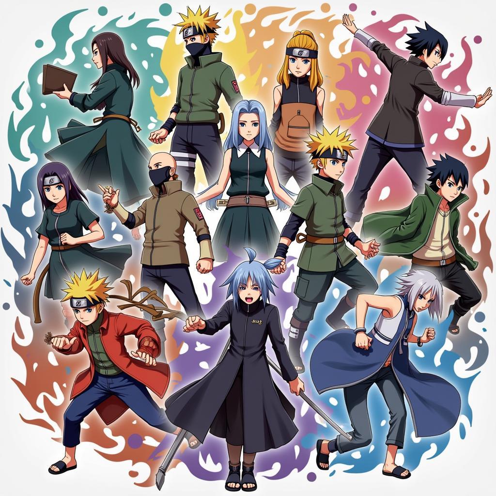 Naruto 3.0 Vui Game Nhân Vật