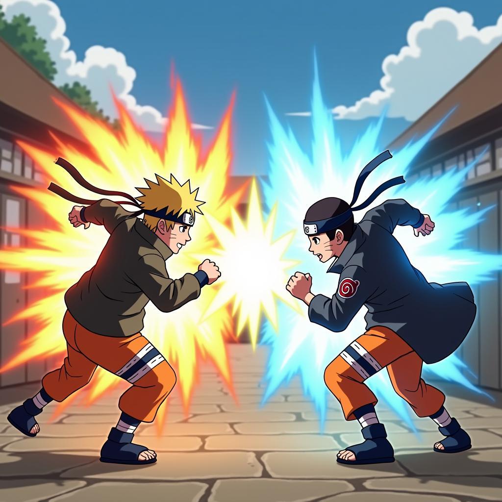 Naruto Đại Chiến Game Vui: Màn Chơi Đối Kháng