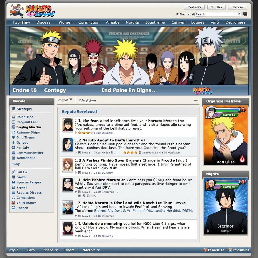 Naruto vs Bleach 2.4: Cộng đồng game thủ sôi động