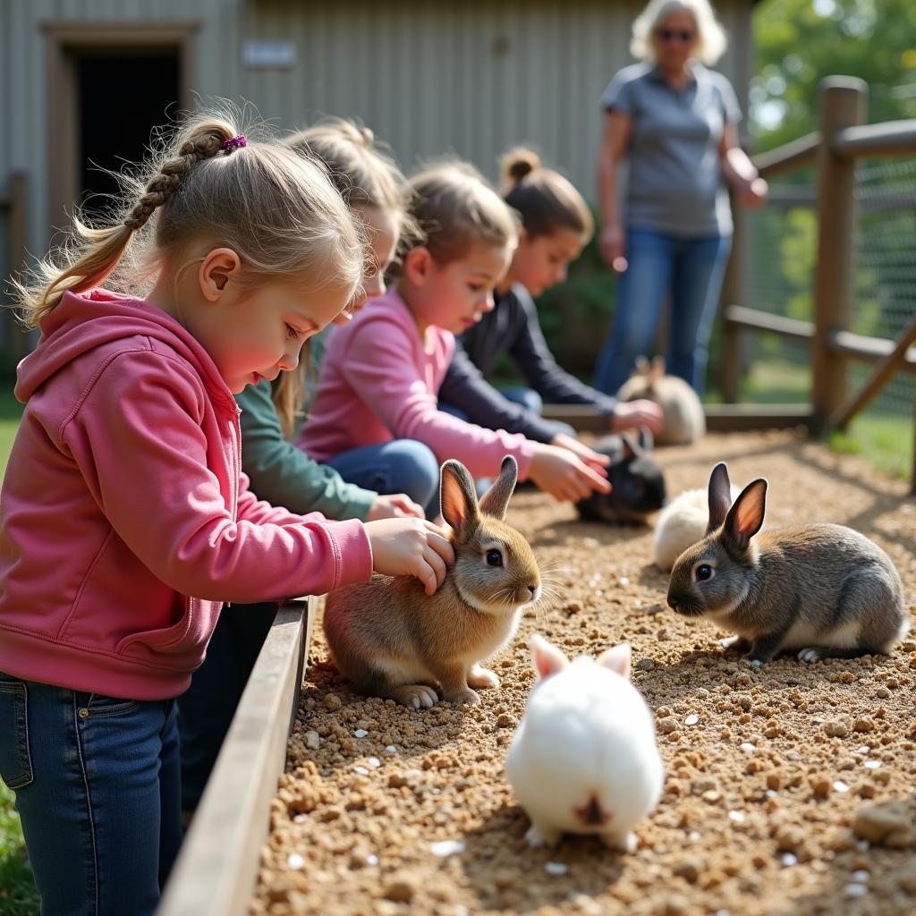 Vườn thú mini tại Nông trại Sunny Farm