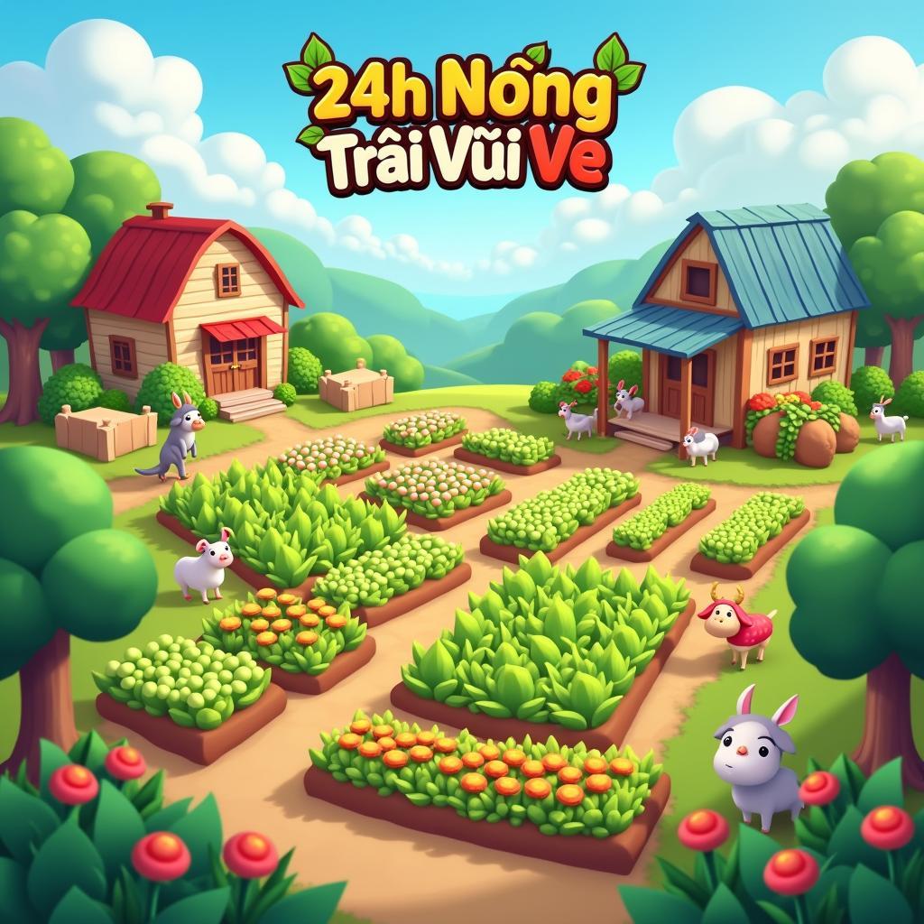 Giao diện game 24h nông trại vui vẻ