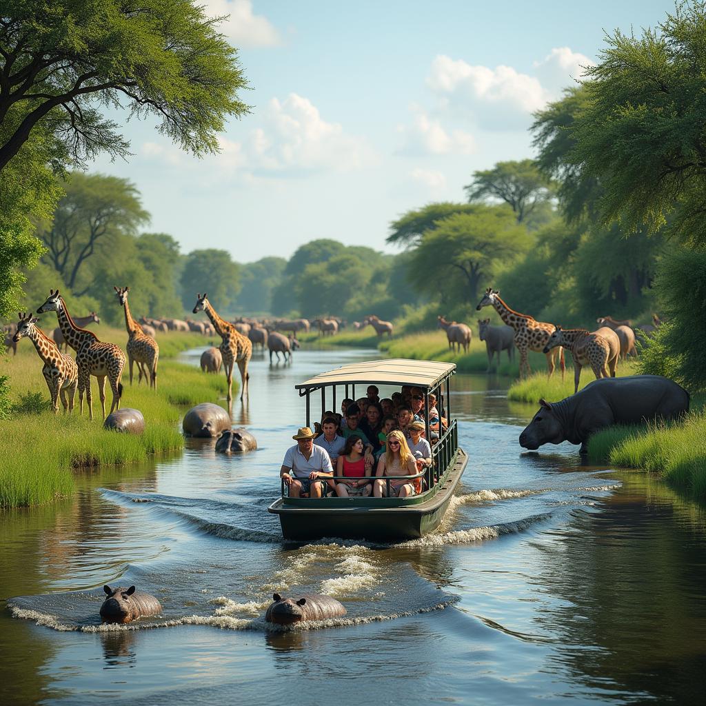 Trải Nghiệm River Safari Tại Vinpearl Nam Hội An