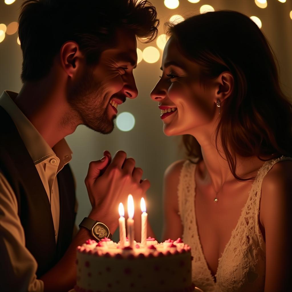 Romantic birthday wishes in English for loved one