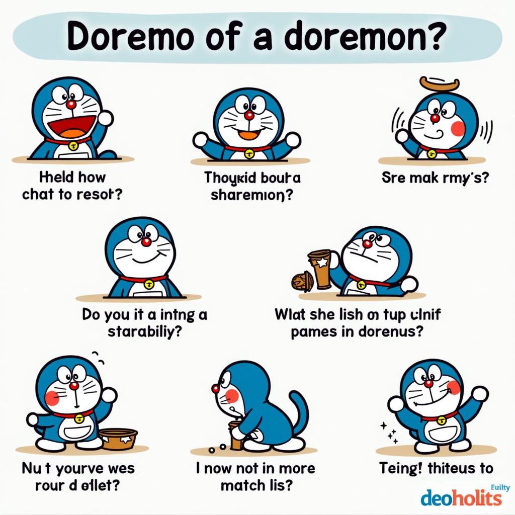 Sự hấp dẫn của hình Doremon vui