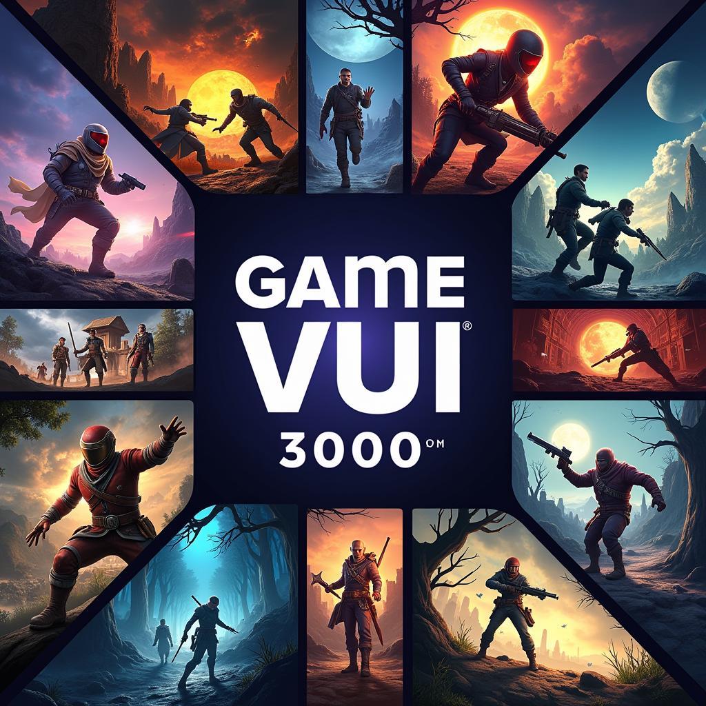 Thế giới game đa dạng trong Game Vui 3000