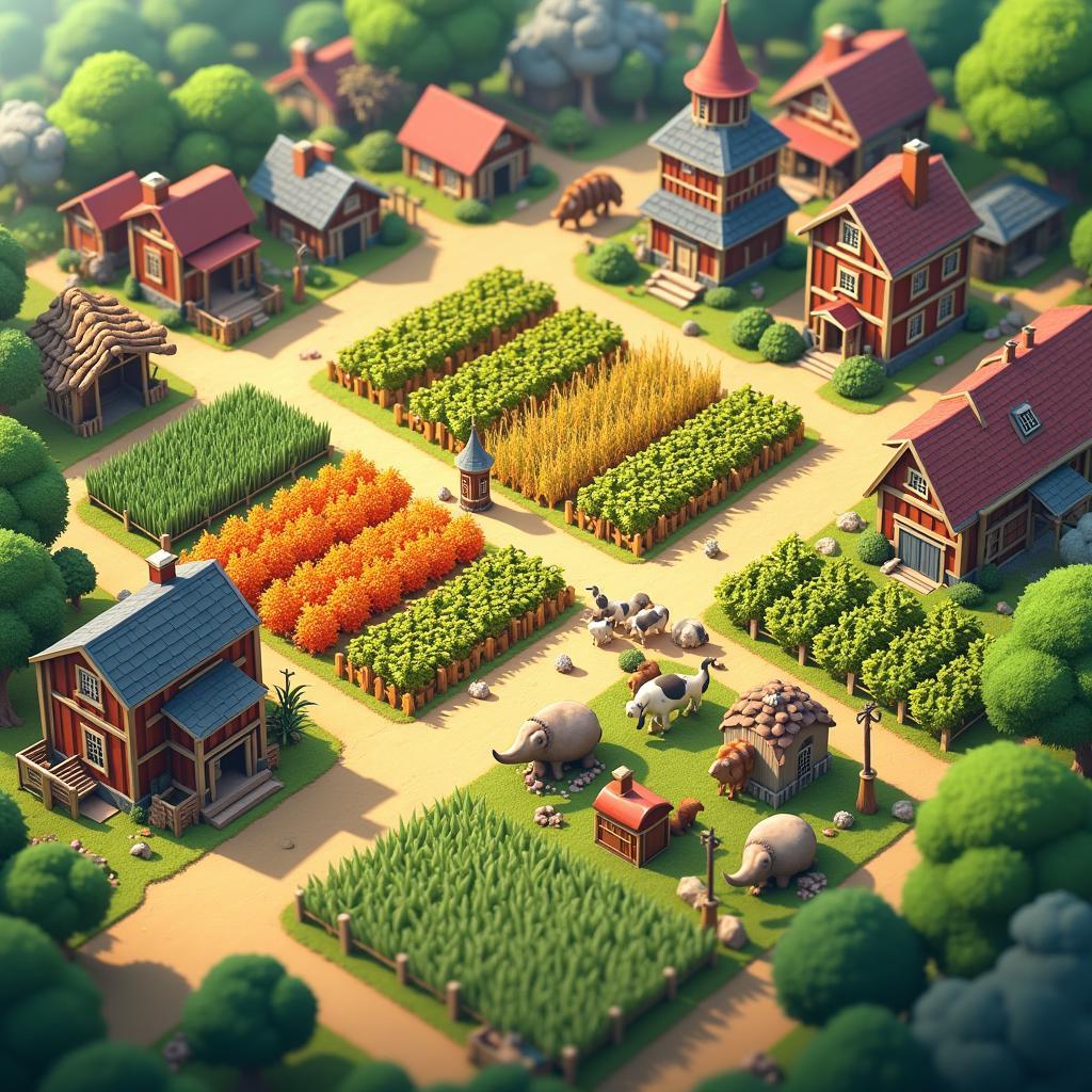 Township, game kết hợp nông trại và xây dựng thành phố