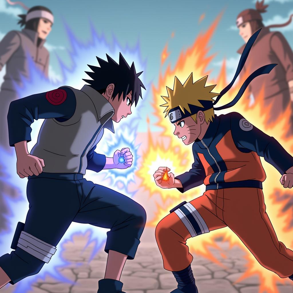 Đại chiến Ninja trong Vui Game Naruto